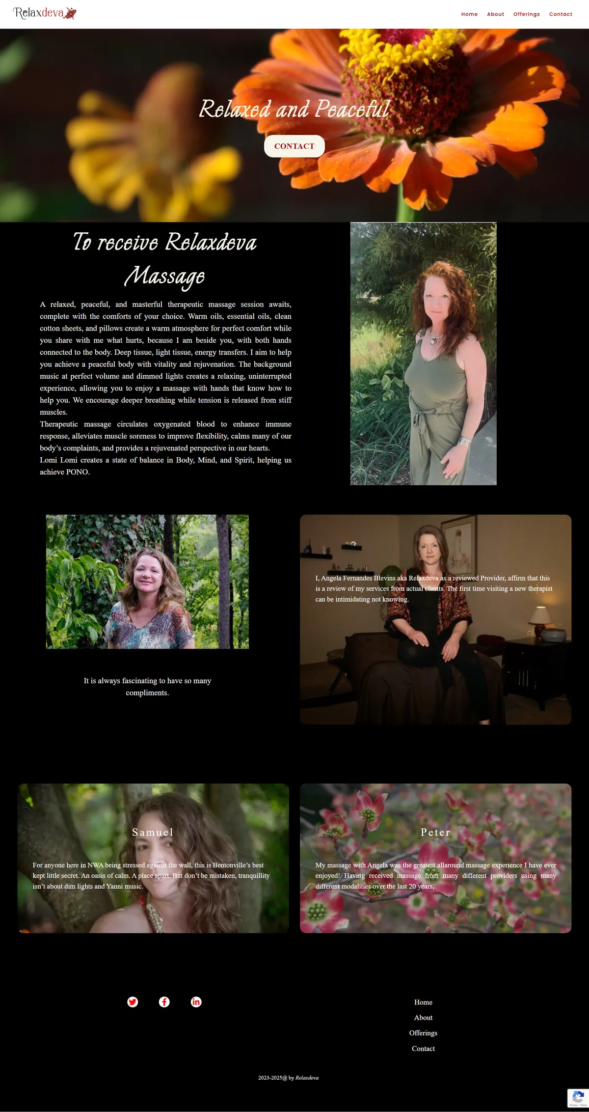 Relax Deva — full page screenshot
